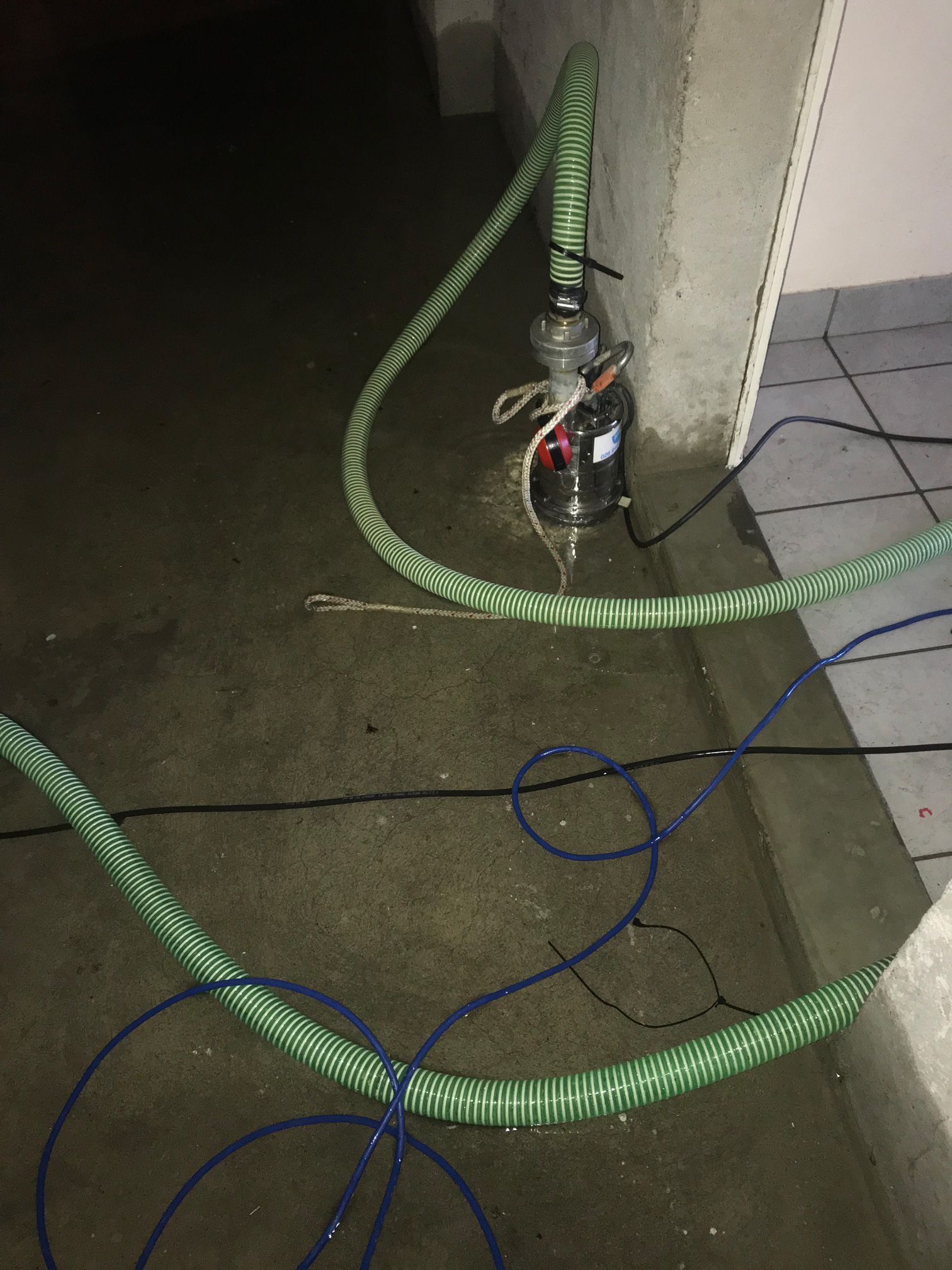 Aspiration de l'eau - BPM Assèchement SA