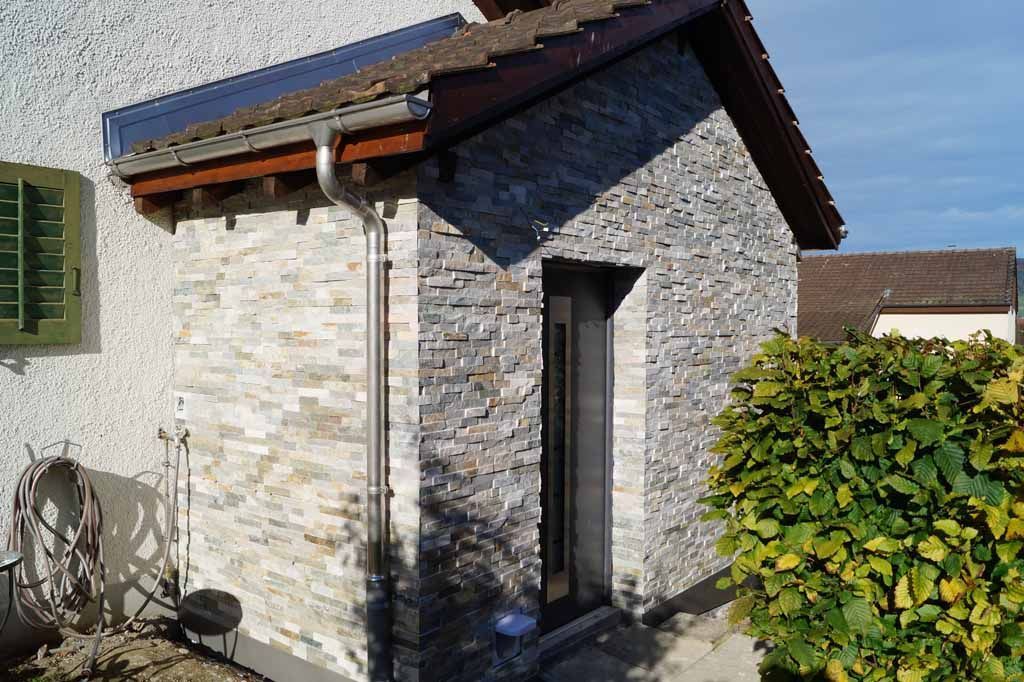 Natursteinarbeiten Fassade Menziken