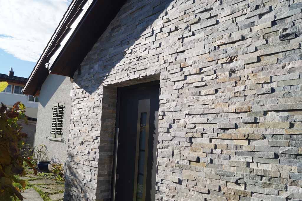 Natursteinarbeiten Fassade Menziken