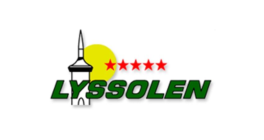 Un logotipo verde y amarillo para el grifo Lyssolen.