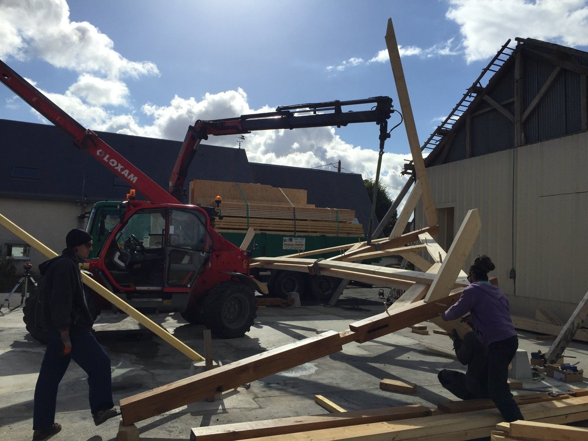 Fabrication de charpente