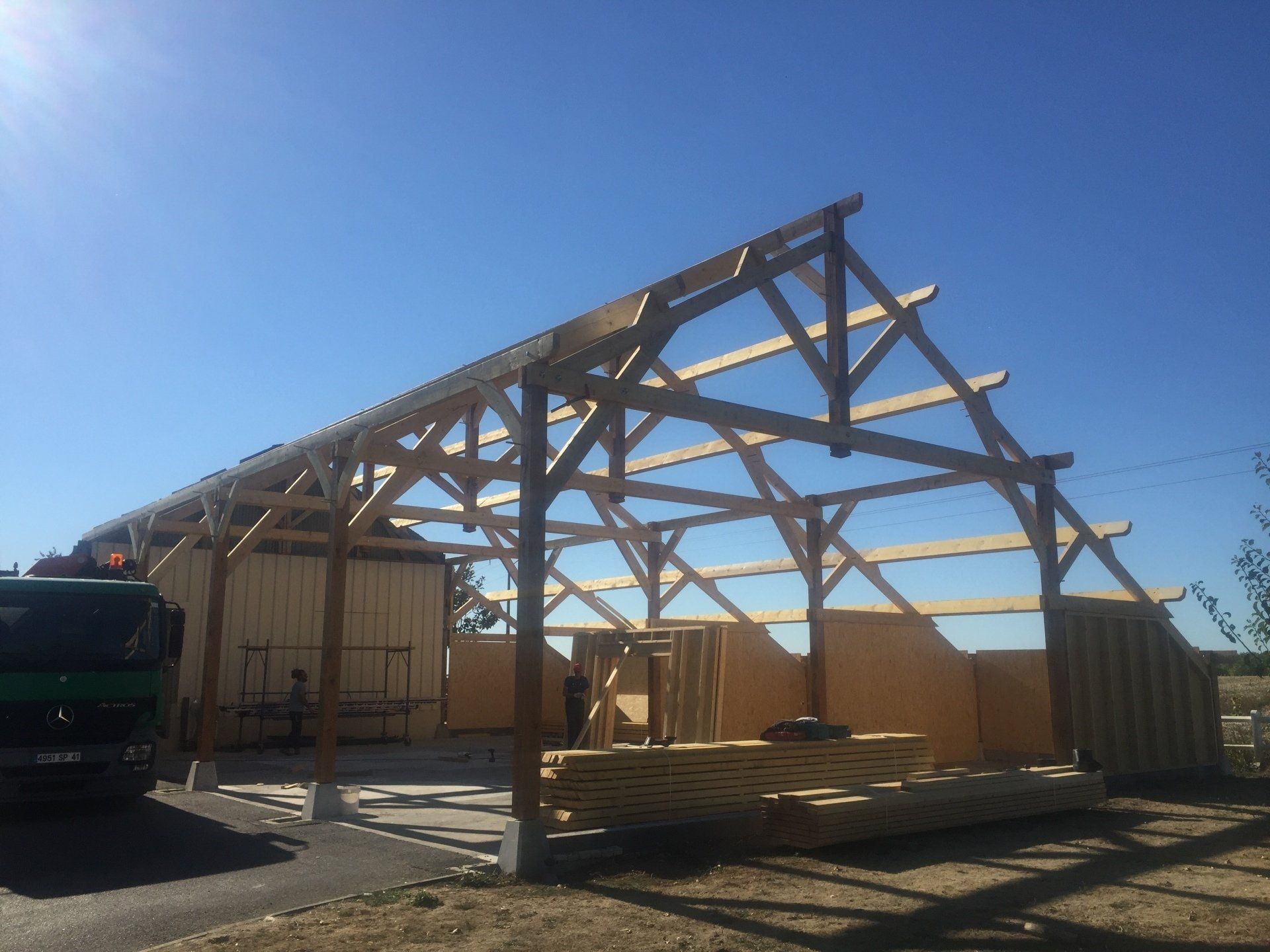 Charpente suite des travaux