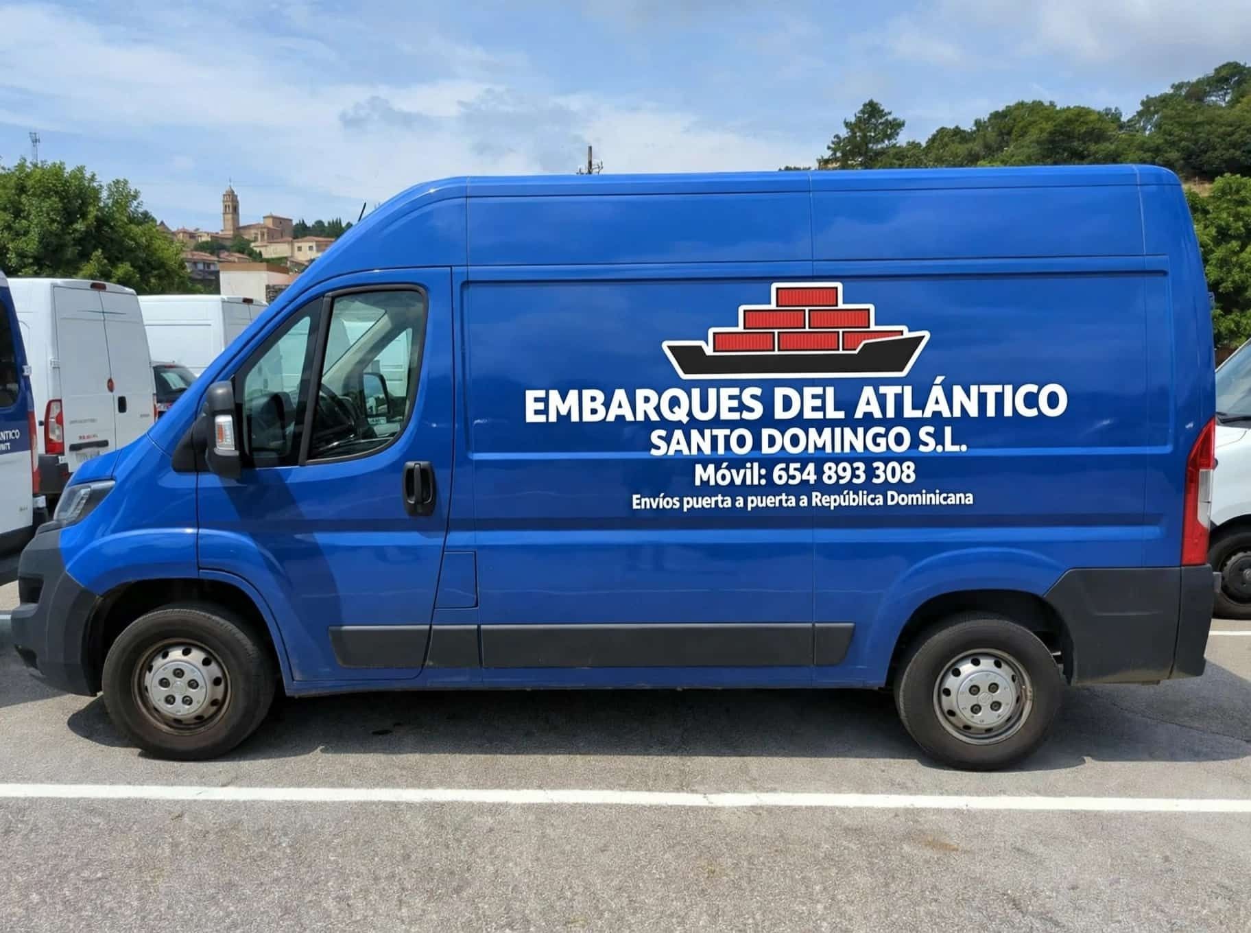 Recogida a domicilio de cajas para enviar a República Dominicana