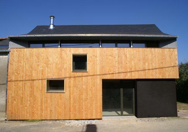 Extension bois d'une maison