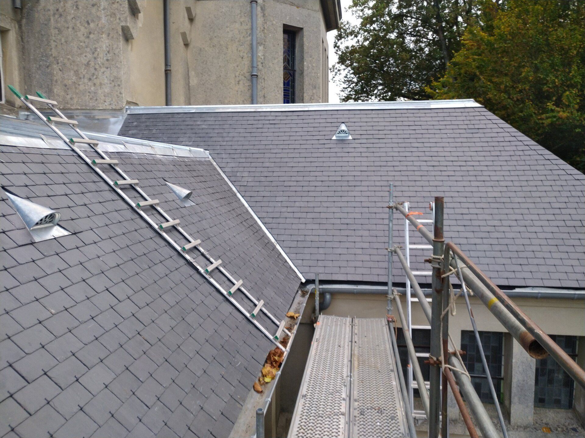 Montage d'échafaudage