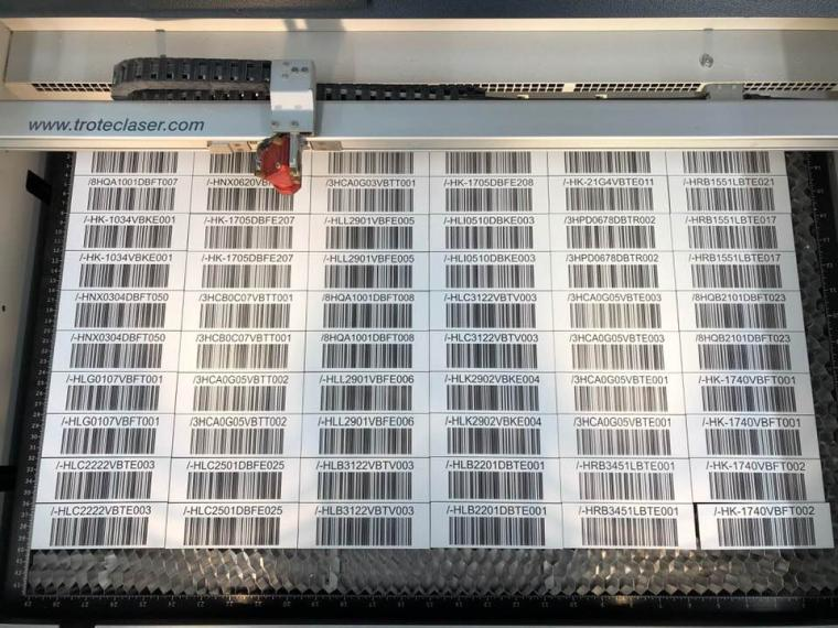 Impression de codes barres