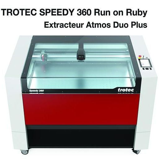 Machine de gravure et découpe laser Trotec