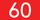 « 60 » blanc sur fond rouge.