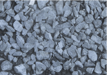 Gravier gris pour drainage