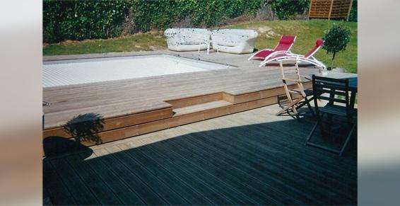 Terrasse en bois réalisé par Leroy Joel à La Chapelle-Rainsouin (53)