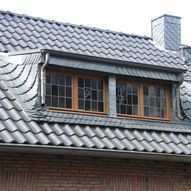 Arbeit an einem Dach von Michael Siemes Dachdeckermeister