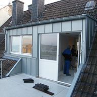 Fassade, Arbeit von Michael Siemes Dachdeckermeister