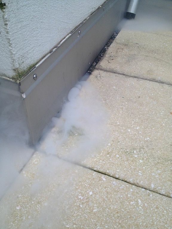 Gasleckortung an PE-Leitung