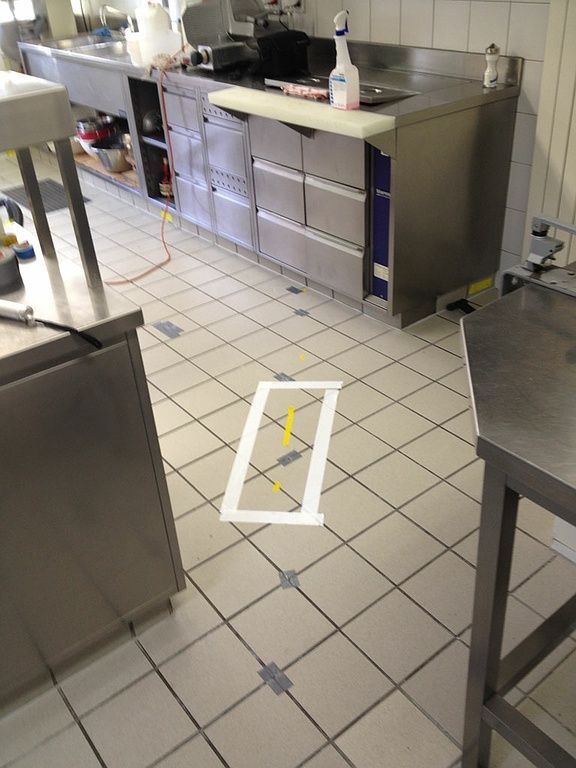 Leckortung in Hotelküche