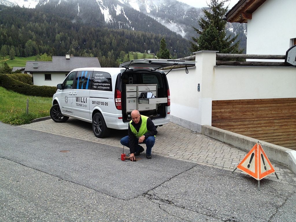 Leckortung an Kupferleitung