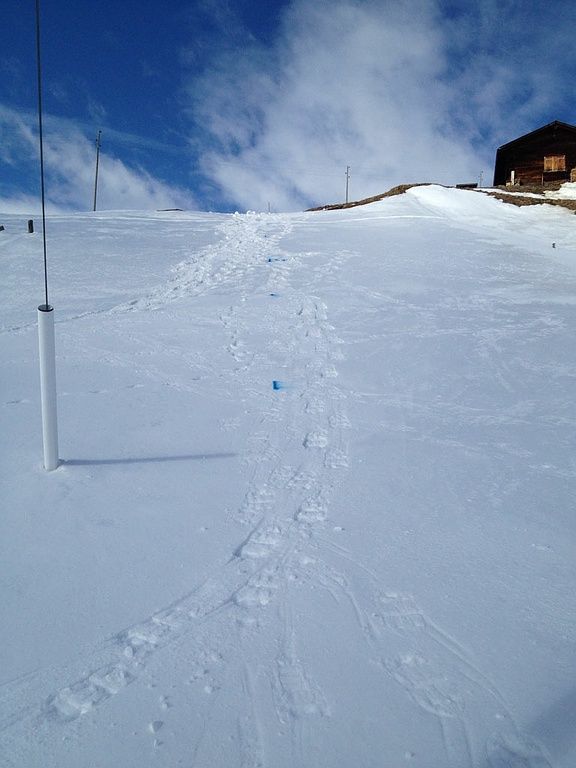 Leckstelle unter Schneedecke geortet
