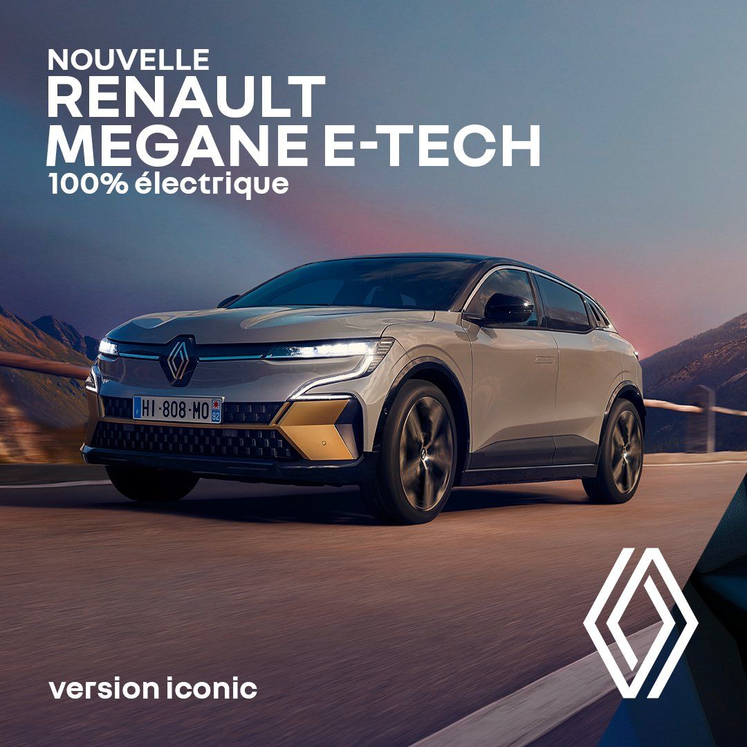 Renault Megane E-Tech grise