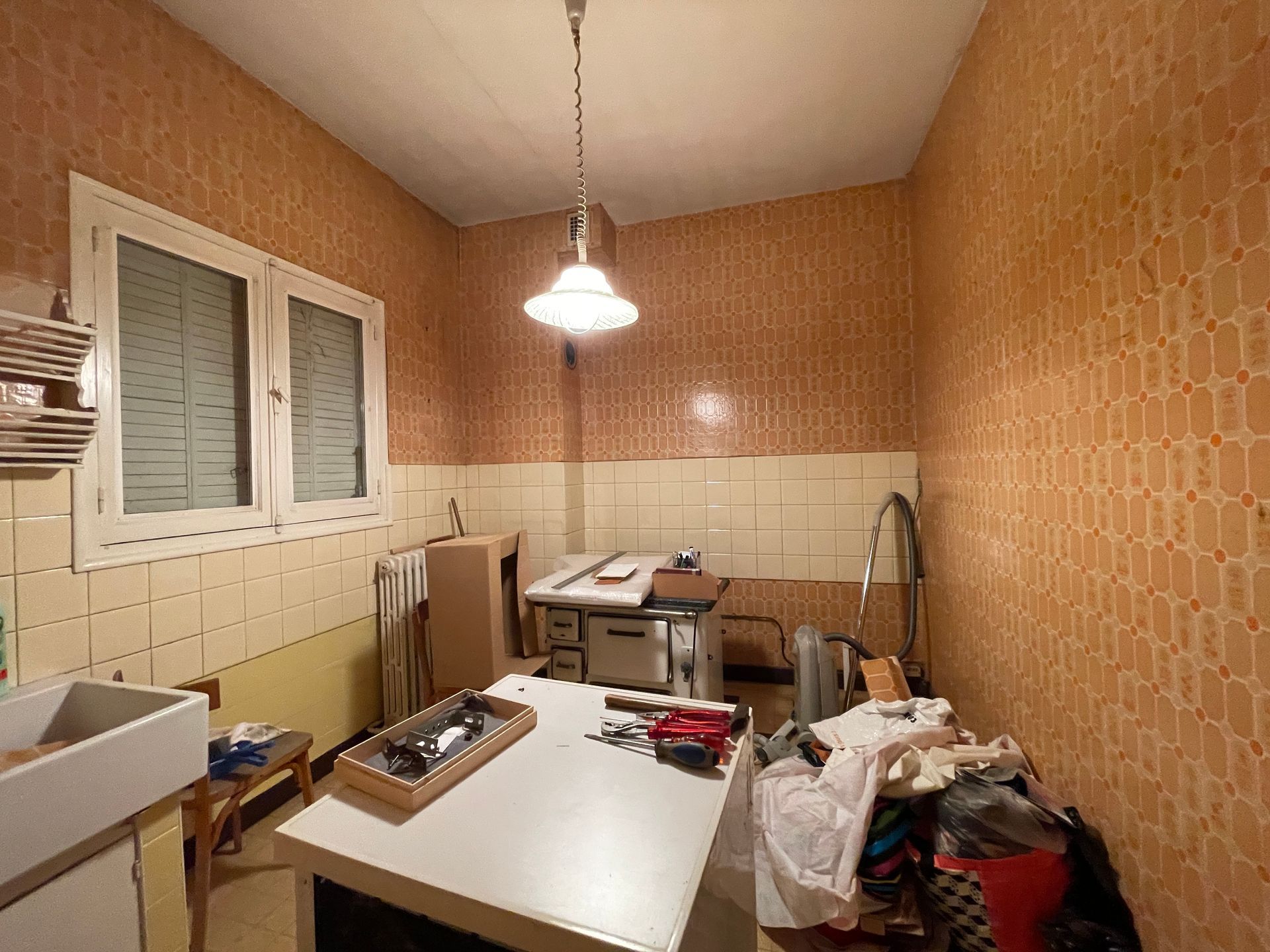 Cuisine avant les travaux de rénovation