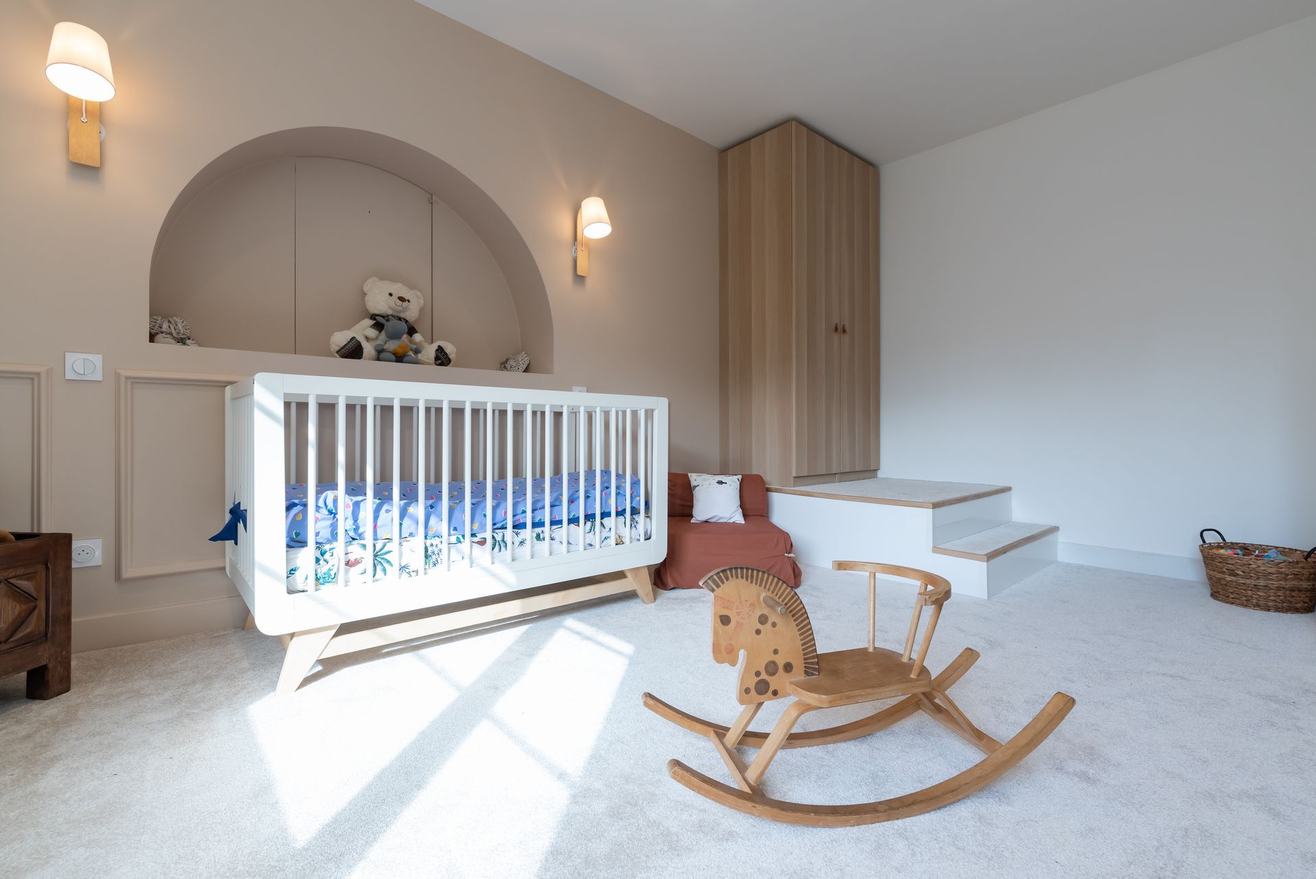 Ancien dressing rénové en chambre