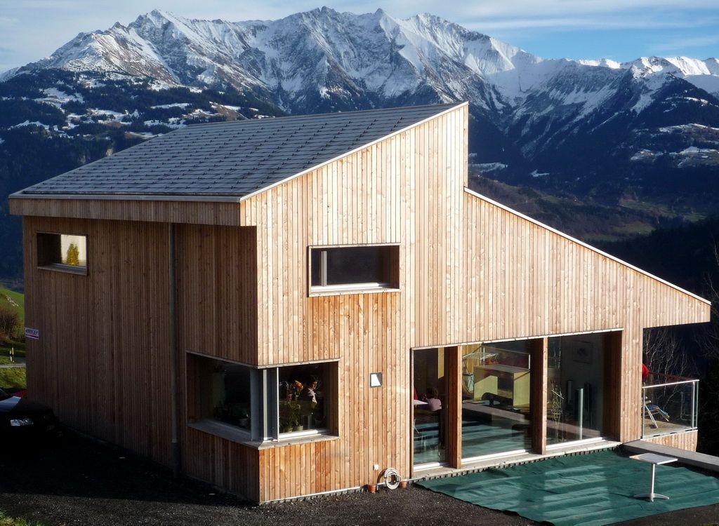 Passivhaus - Daniel Coray Holzbau - Ruschein