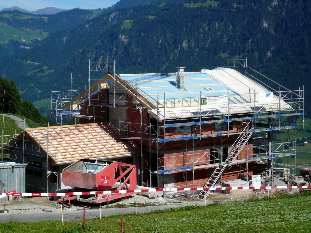 Neubau Holzdach - Daniel Coray Holzbau - Ruschein