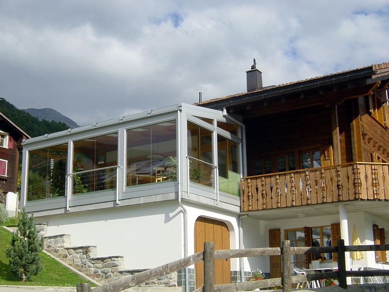 Wintergarten - Daniel Coray Holzbau - Ruschein