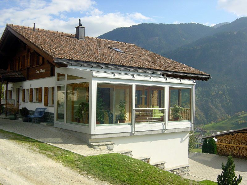 Wintergarten - Daniel Coray Holzbau - Ruschein