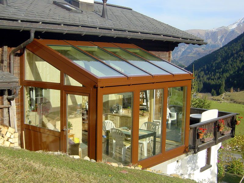 Wintergarten - Daniel Coray Holzbau - Ruschein