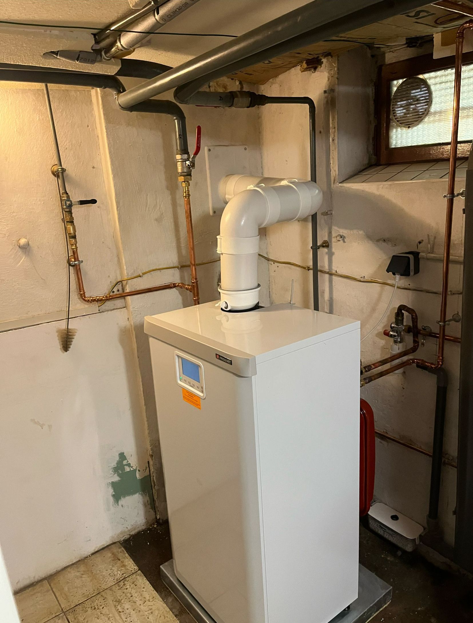 chaudière installée