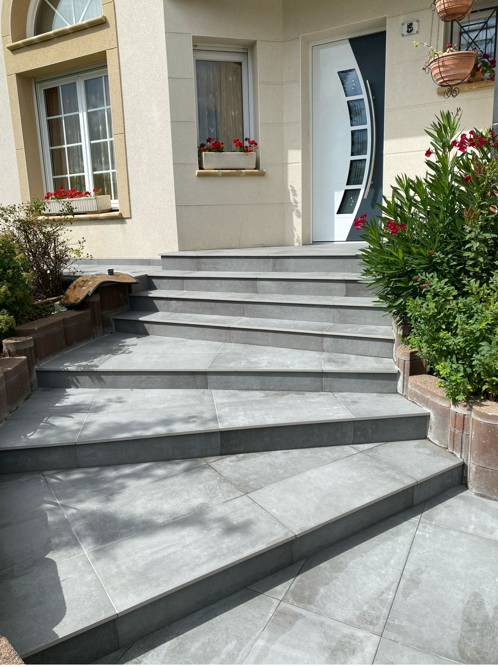 escalier extérieurs carrelage
