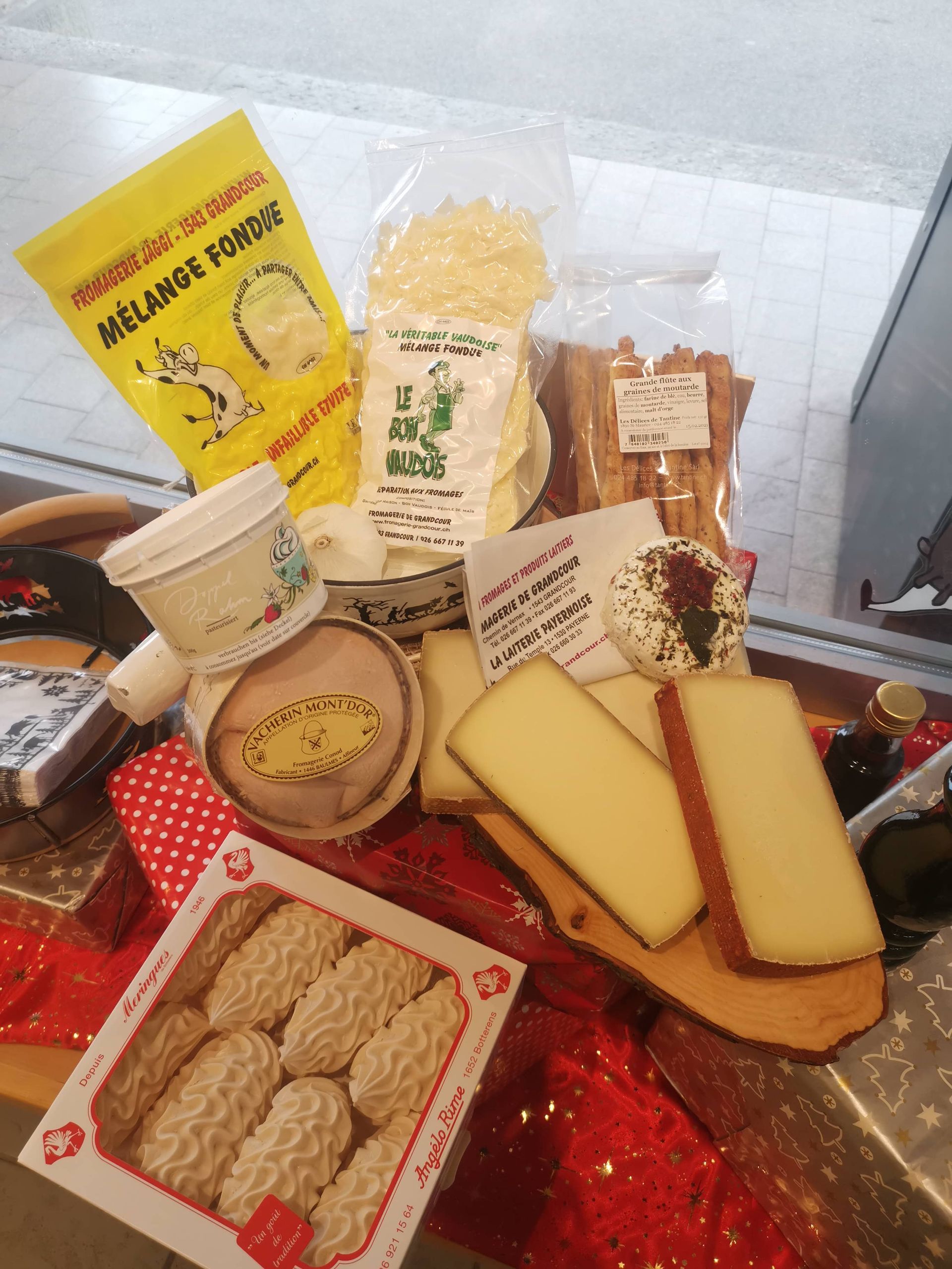 La Laiterie Payernoise - plateau de fromage