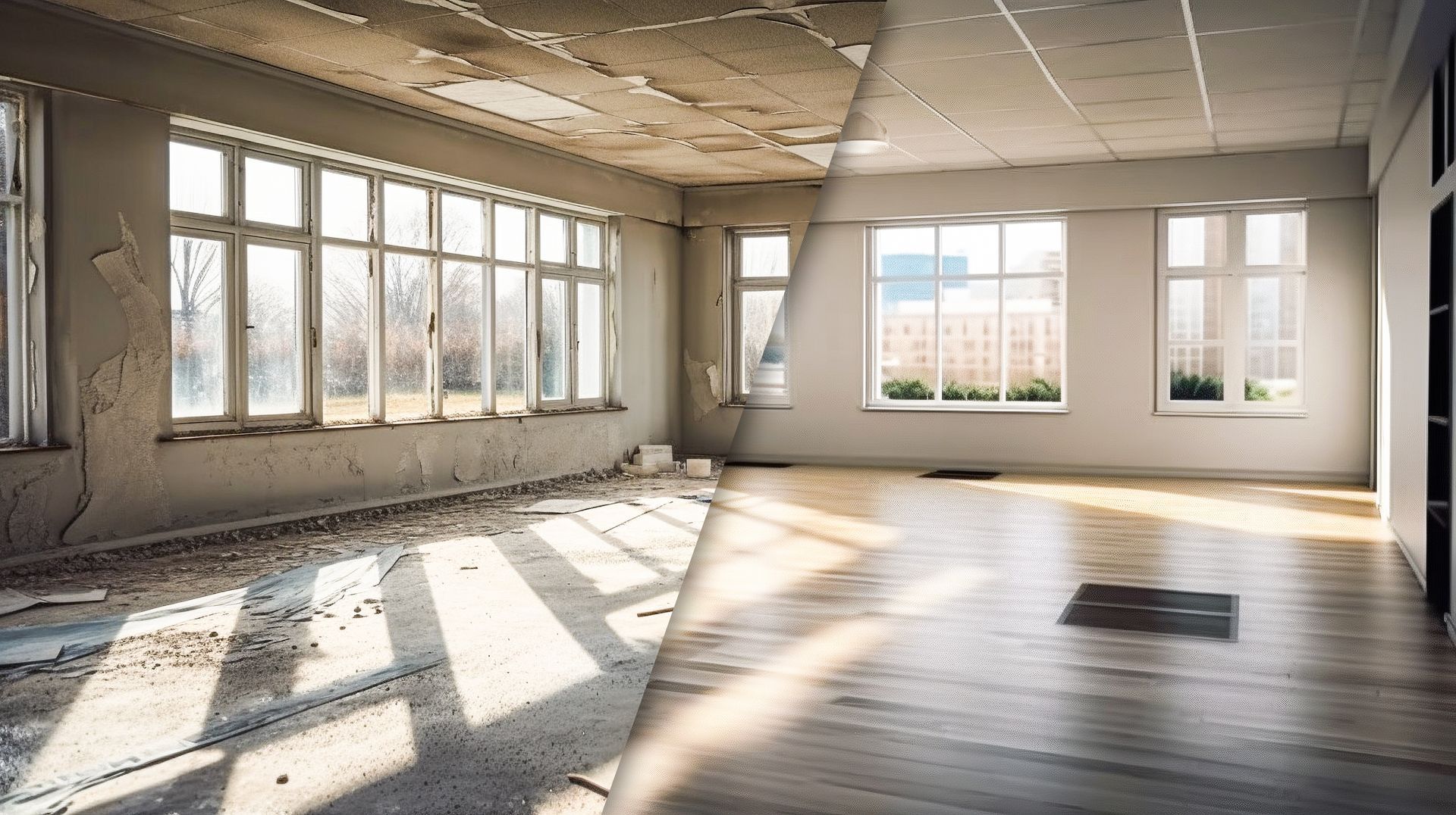 Un intérieur qui a bénéficié d'une remise en état