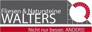 A logo for fliesen & natursteine walters in german