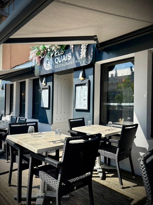 Terrasse du restaurant Les Quais