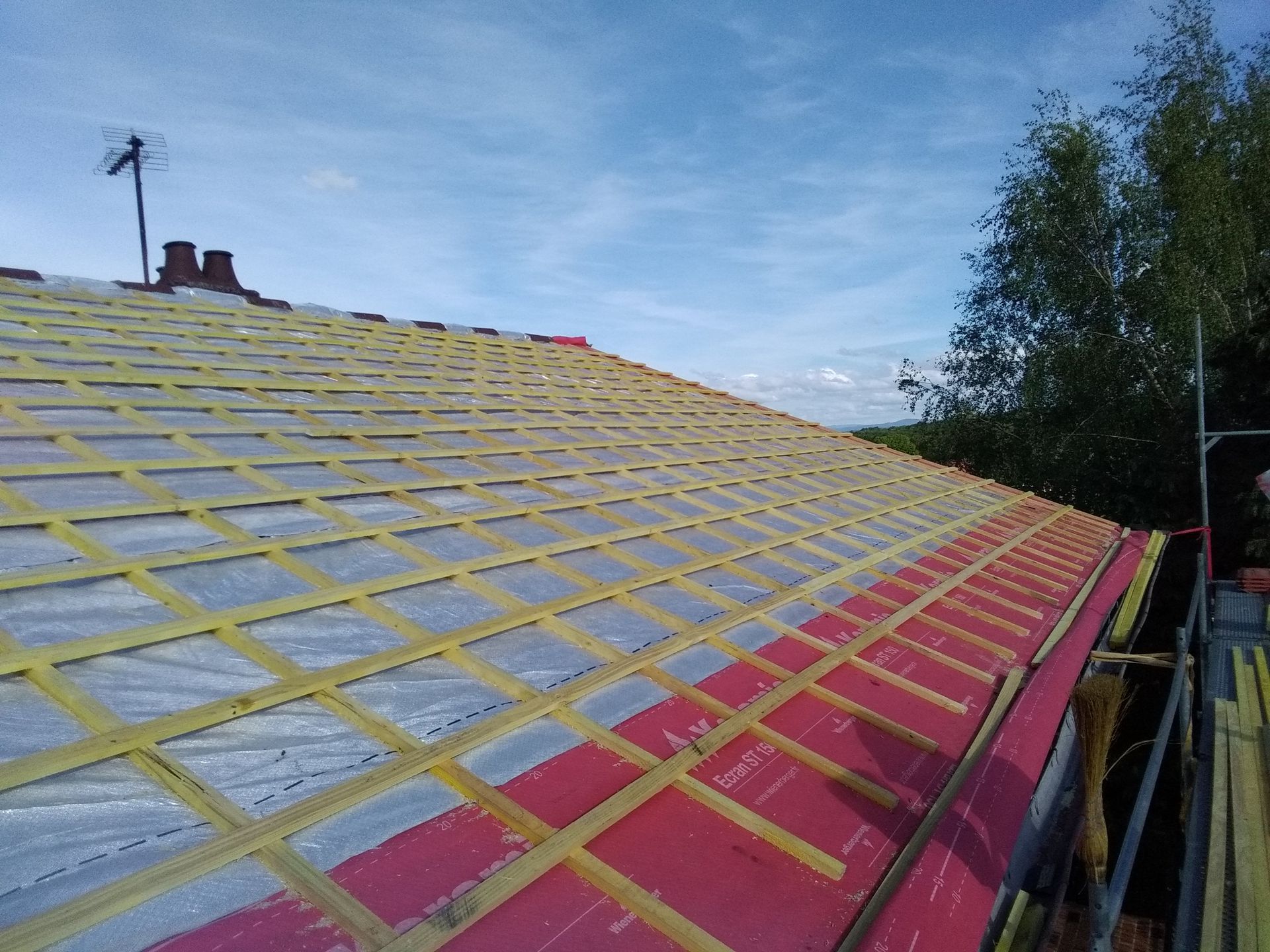 Vers la page Isolation de toiture et combles