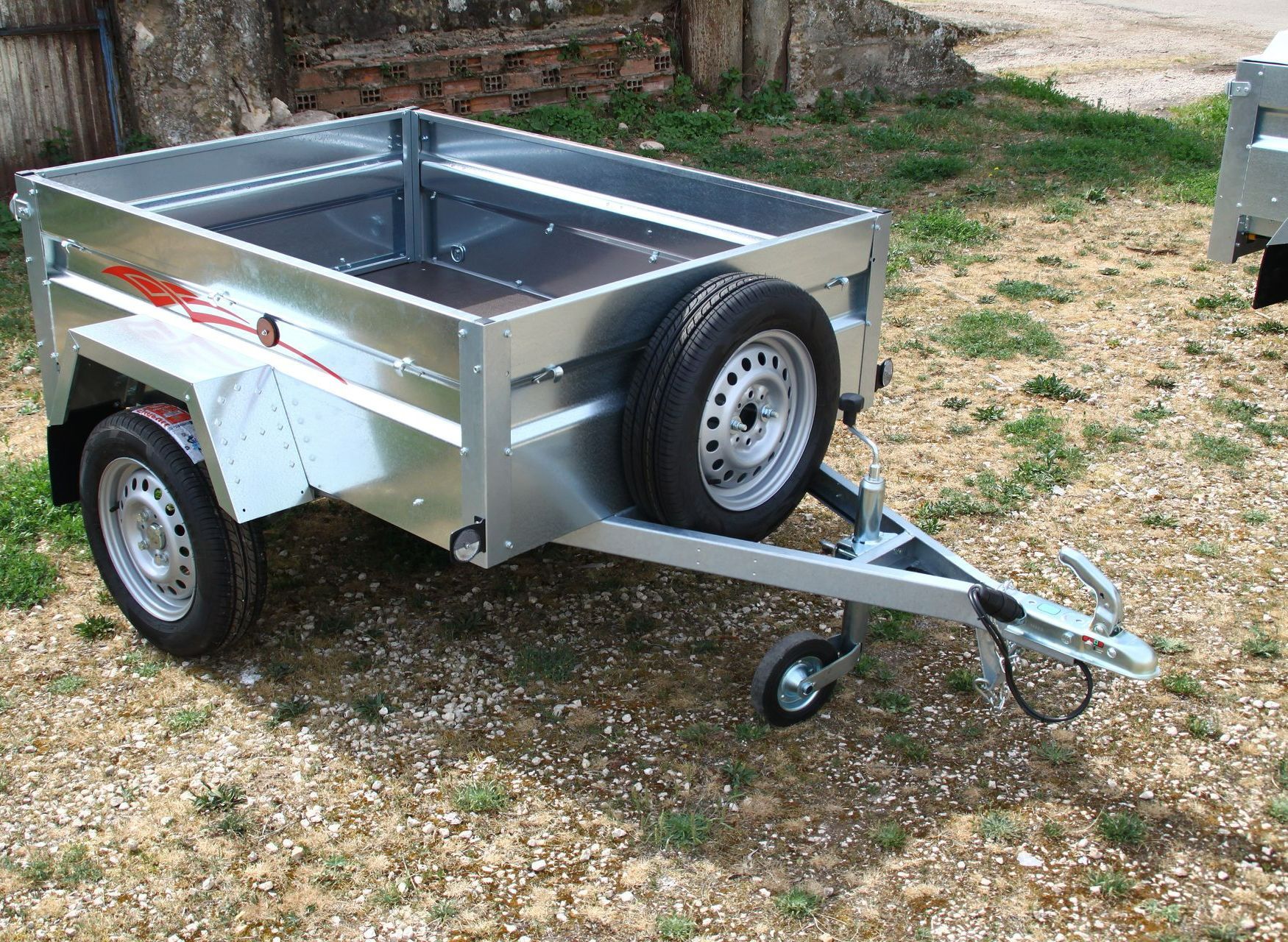 Remorque de voiture en aluminium