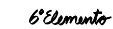 Texto en cursiva negra que dice “6°Elemento” sobre un fondo blanco