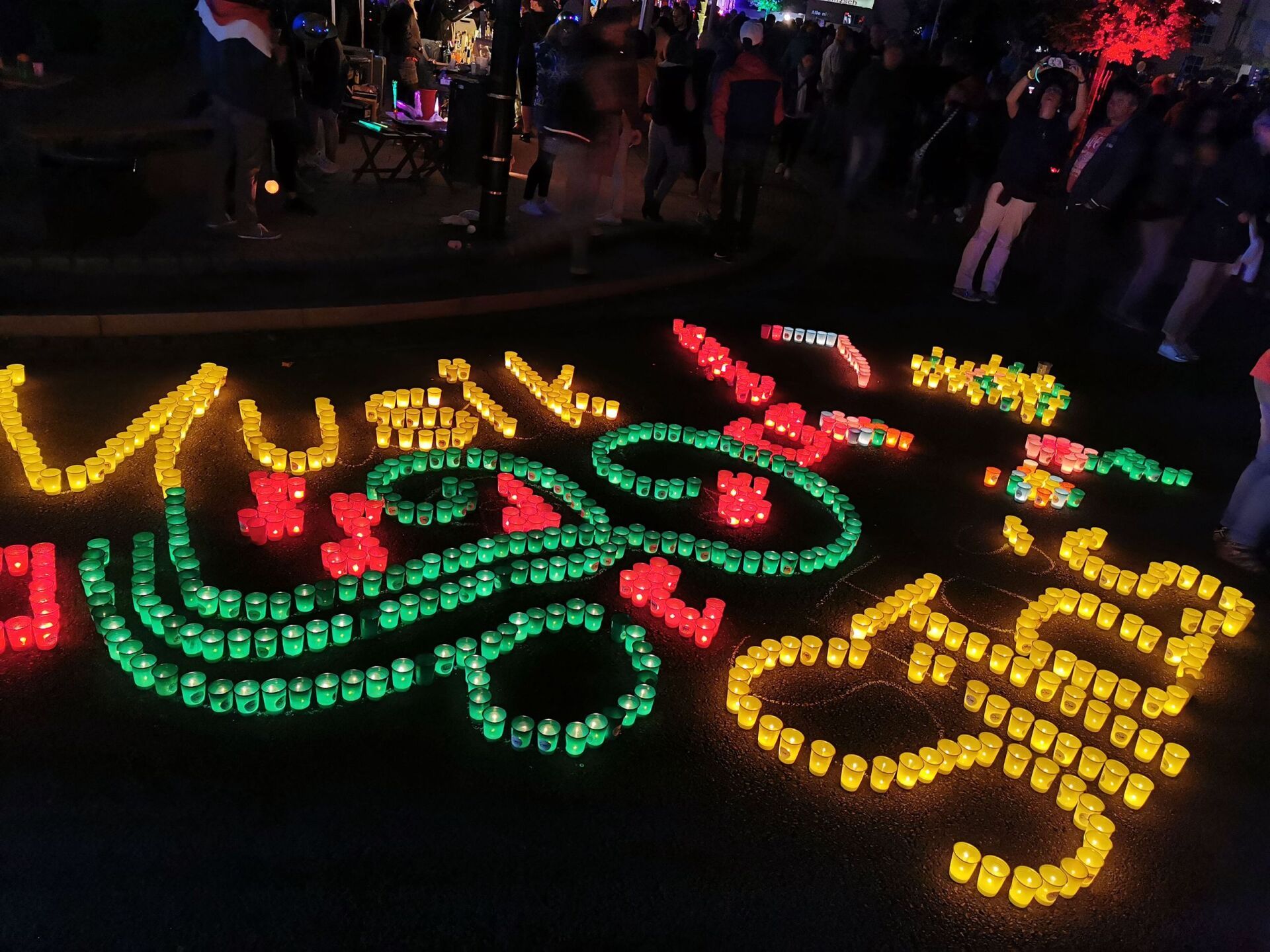 Gemeinsam beim Lichterfest Delitzsch