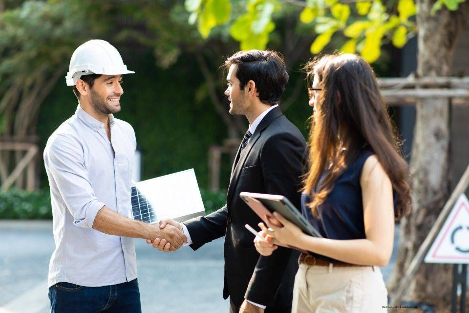 Hausdach mit Schornstein