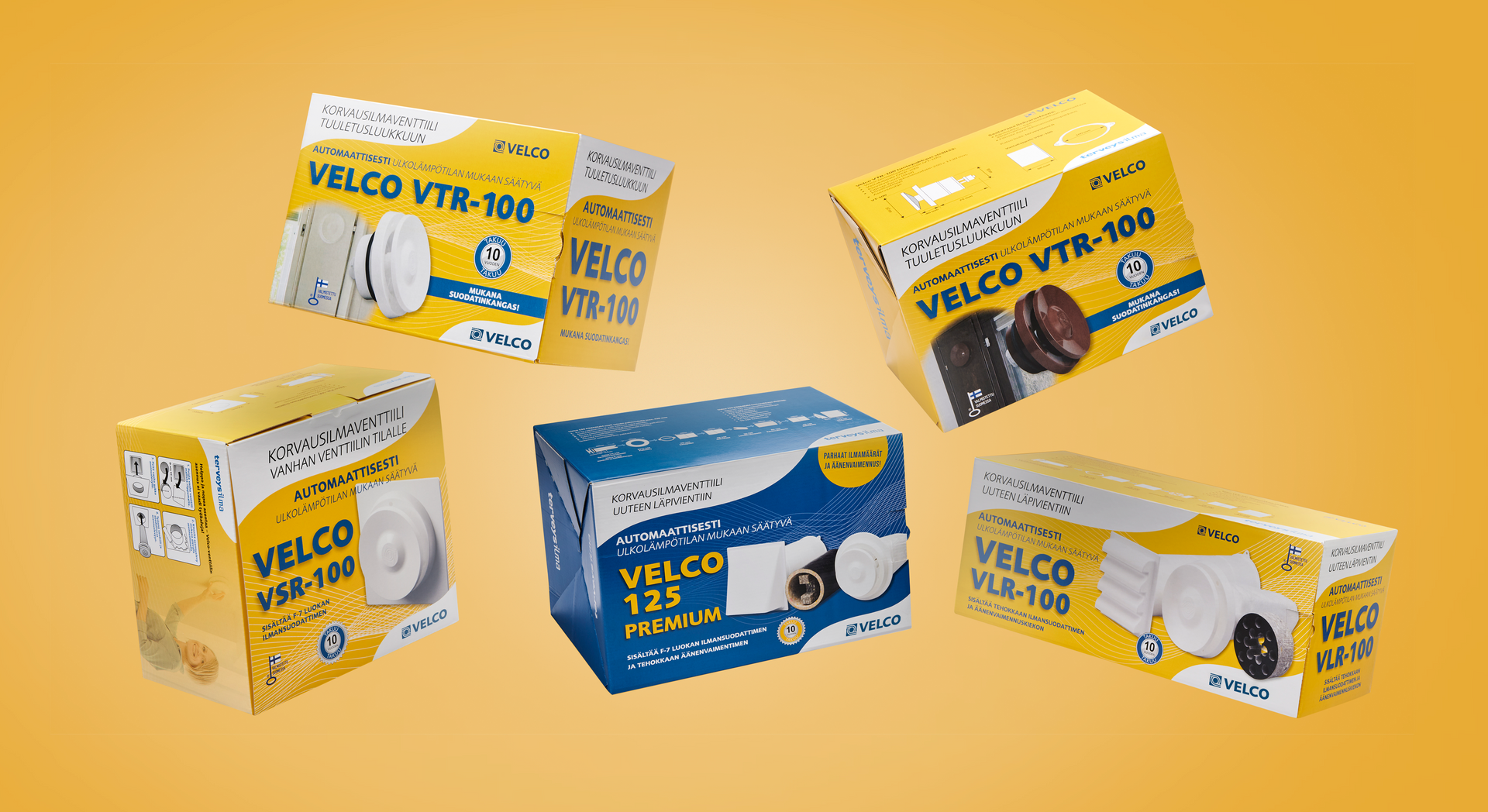 Velco korvausilmaventtiili