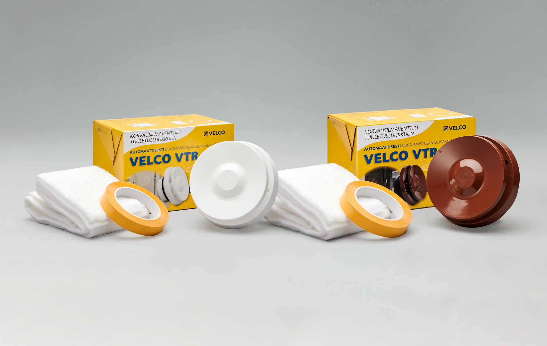 Korvausilmaventtiili vanhan venttiilin tilalle