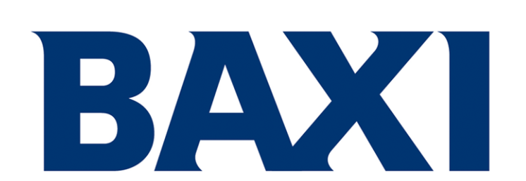 La palabra baxi está escrita en letras azules sobre un fondo blanco.