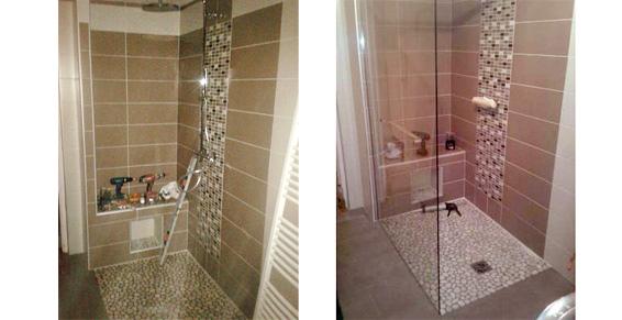 Douche à l'italienne