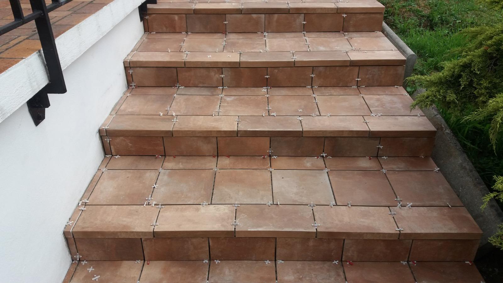 Pose de carrelage extérieur