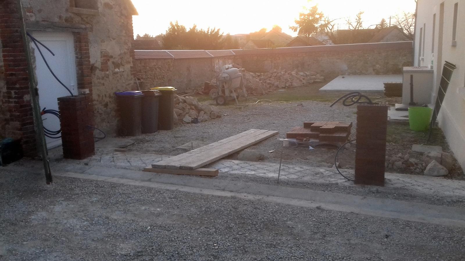 Travaux de maçonnerie