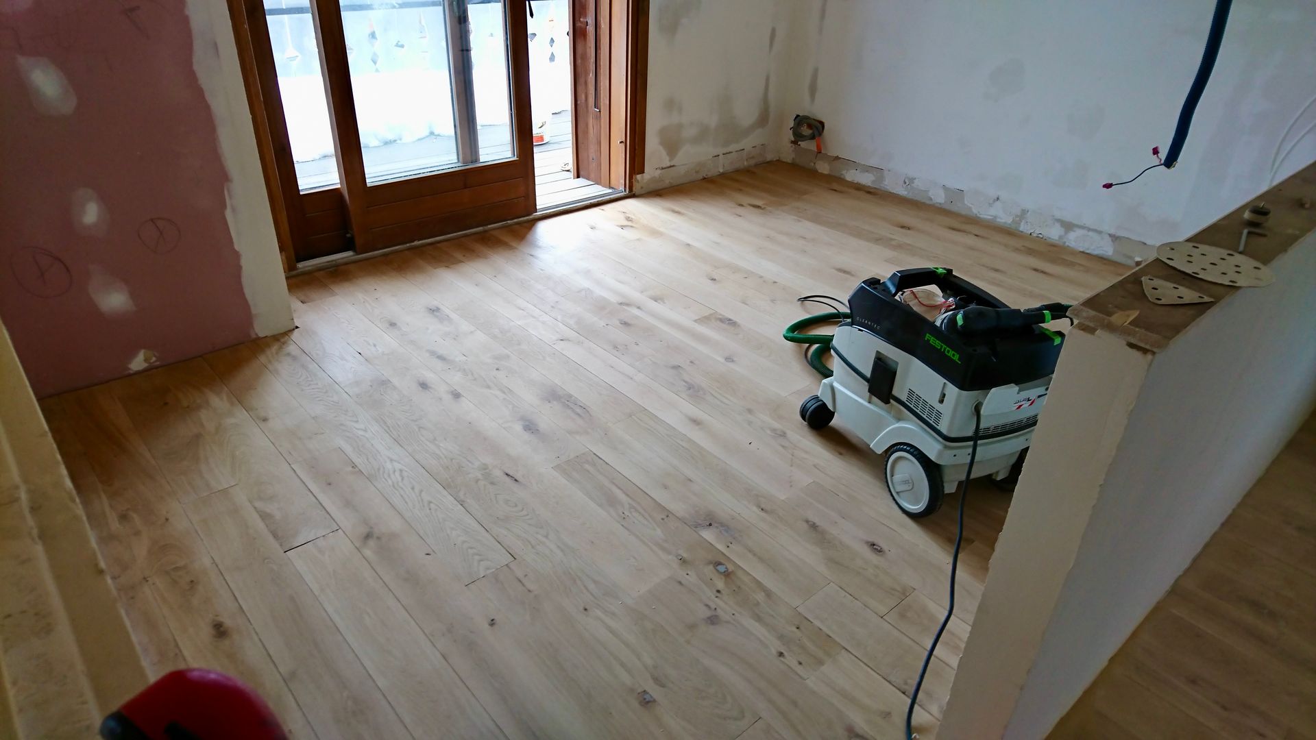 Pose de parquet flottant