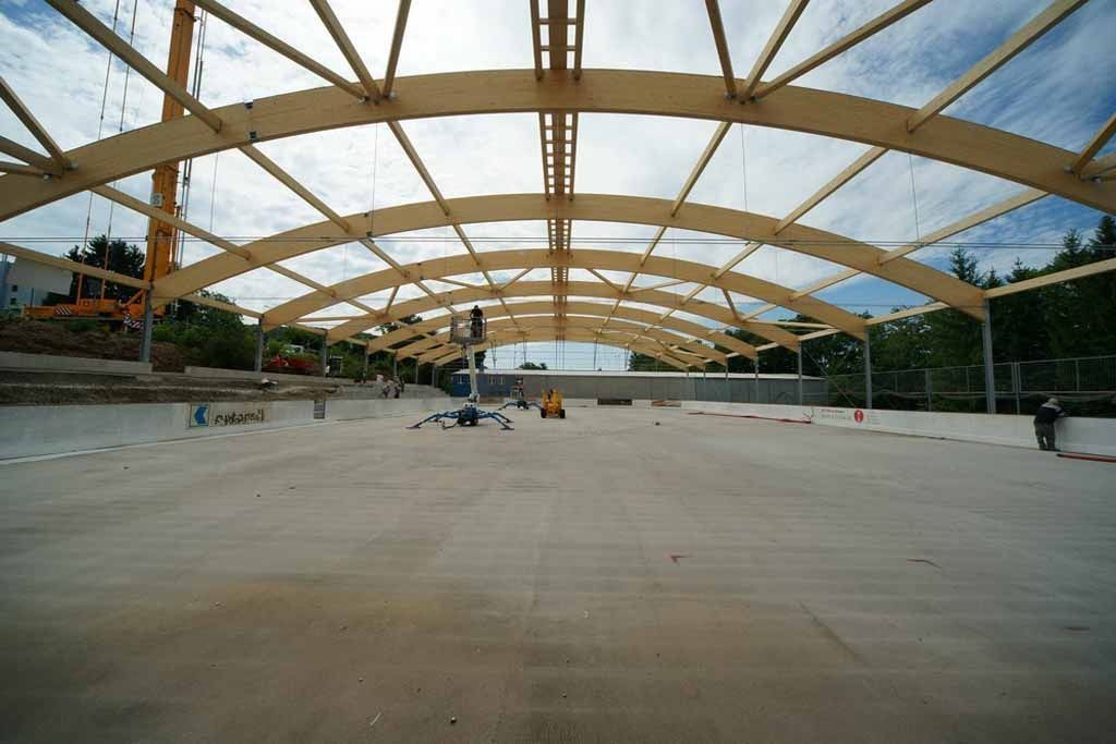 Überdachung Eisbahn Urdorf