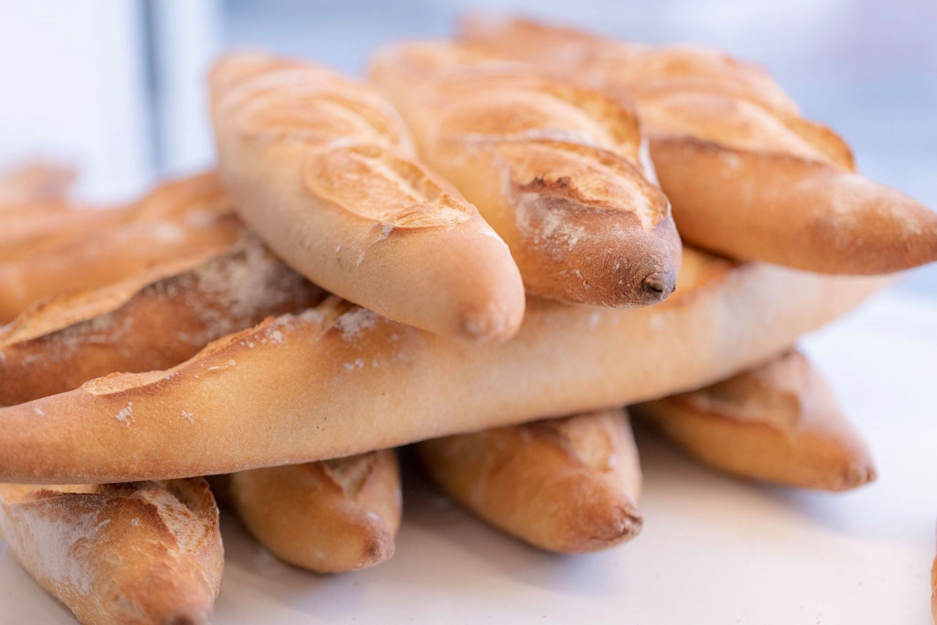 Des baguettes blanches