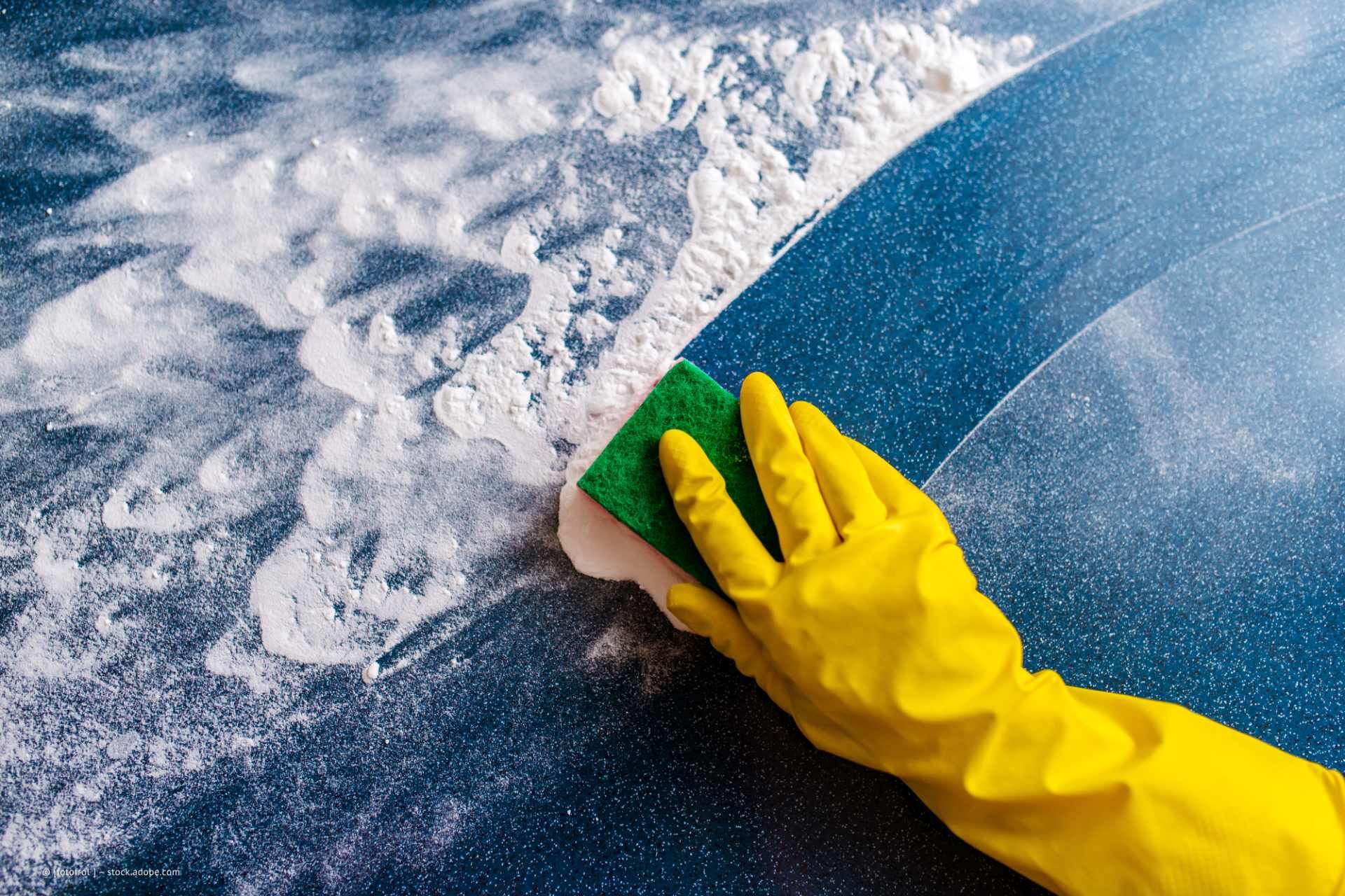 Oberflächenreinigung Putzhandschuh Gelb