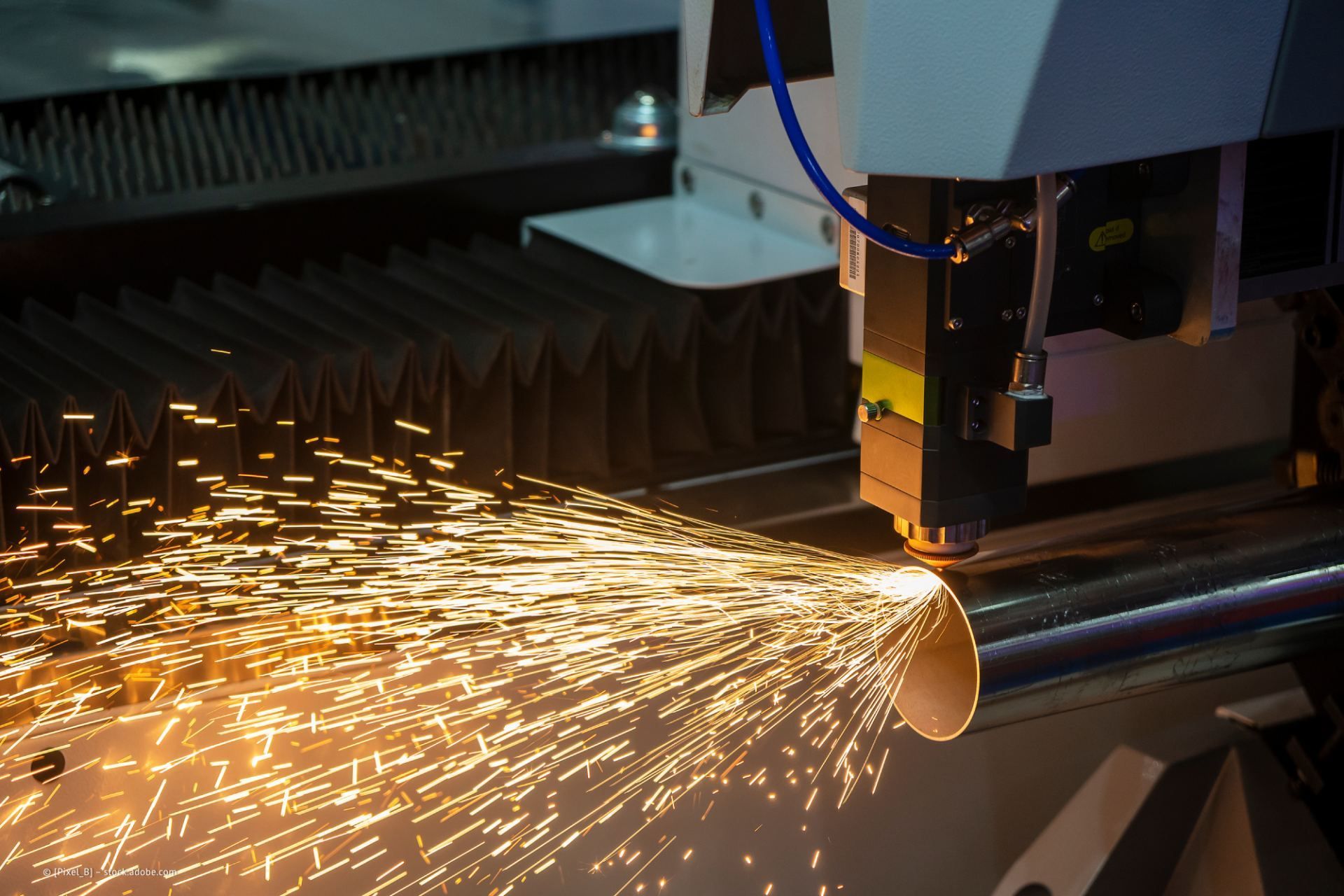 Blechrohrberarbeitung